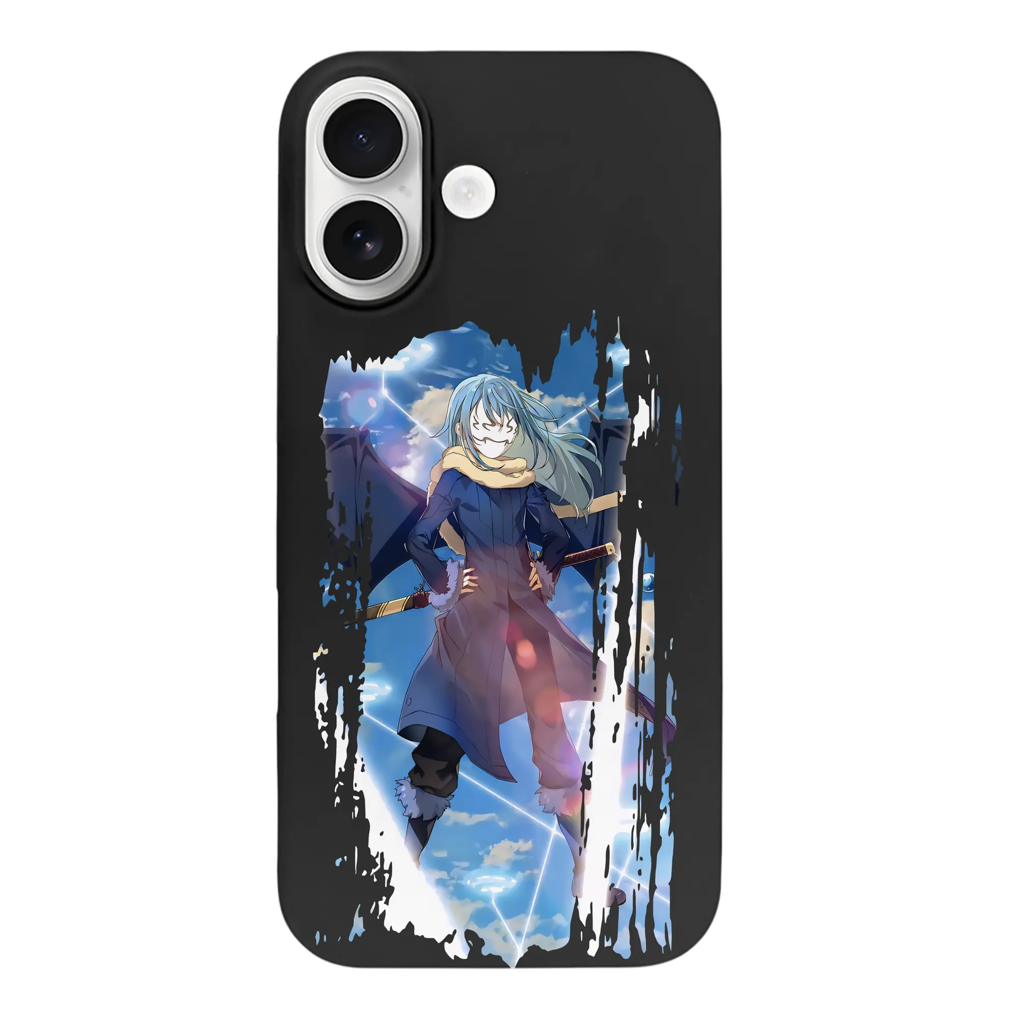 転生したらスライムだった件 グッズ,リムル・テンペスト - iPhone 17 シリーズ シリコンケース 薄型 耐衝撃 指紋防止 ソフトタッチカバー 精密フィット 傷防止 保護ケース iPhone 17/17 Air/17 Pro/17 Pro Max 対応